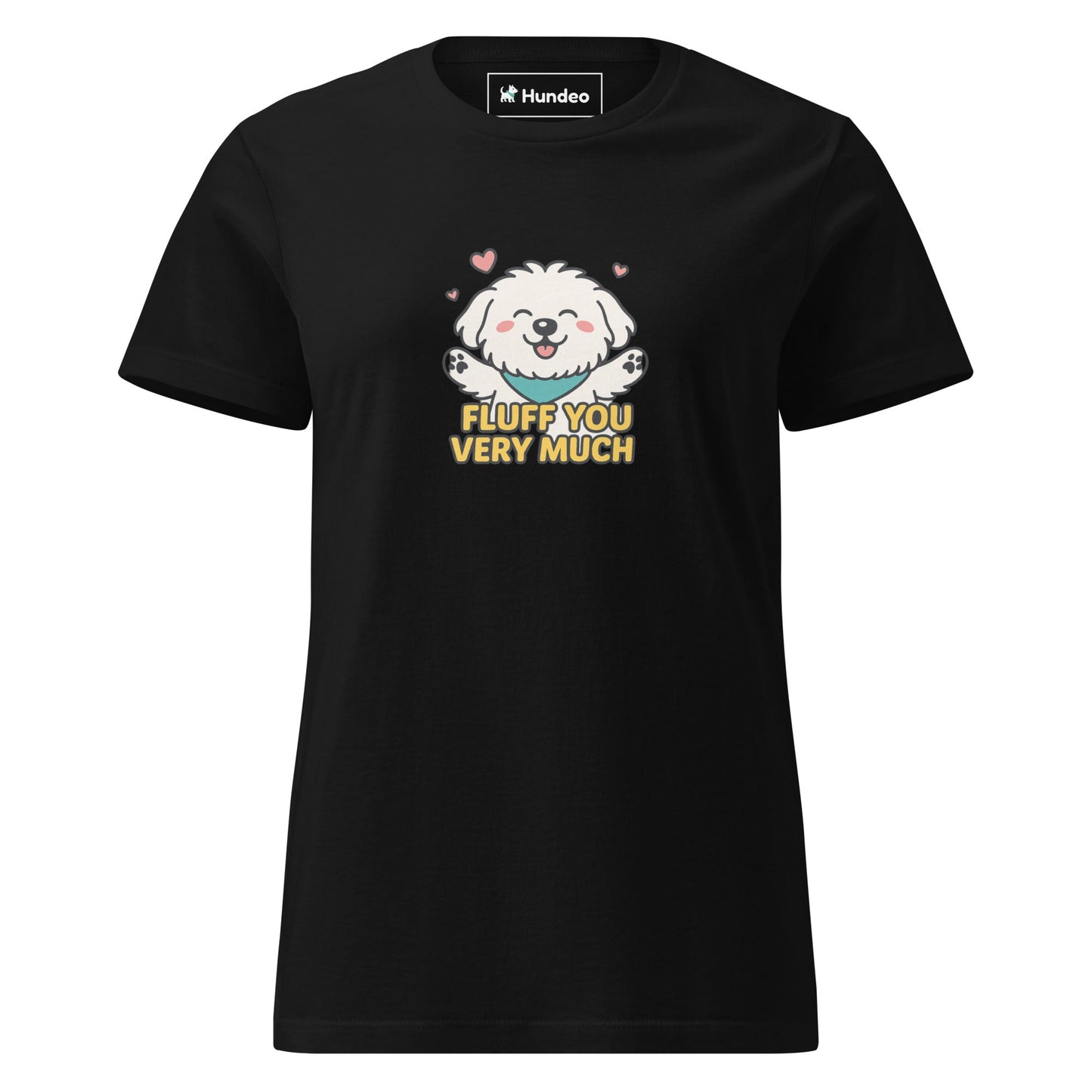 Basic Softstyle T-Shirt für Damen - Fluff you - Hundeo Shop