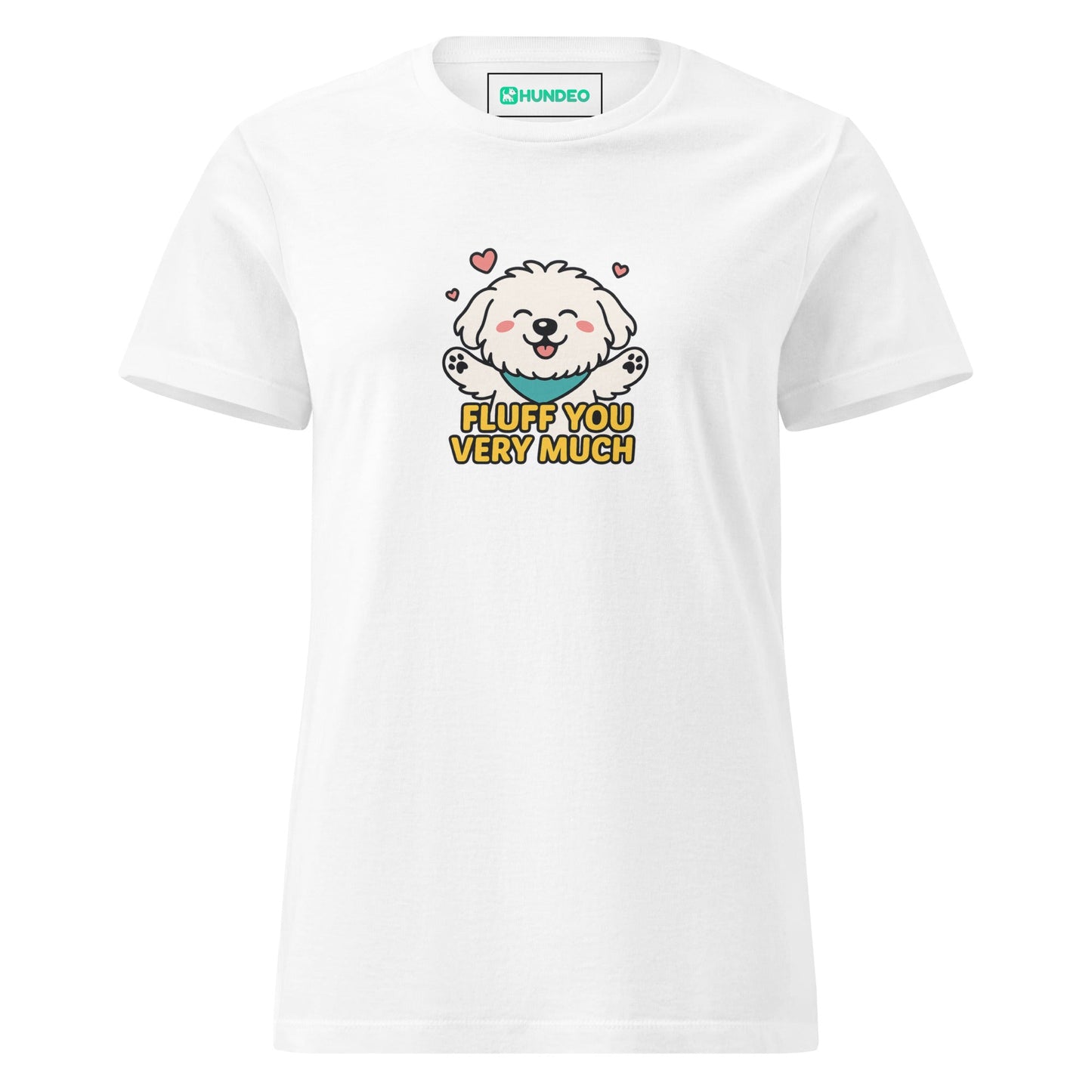 Basic Softstyle T-Shirt für Damen - Fluff you - Hundeo Shop