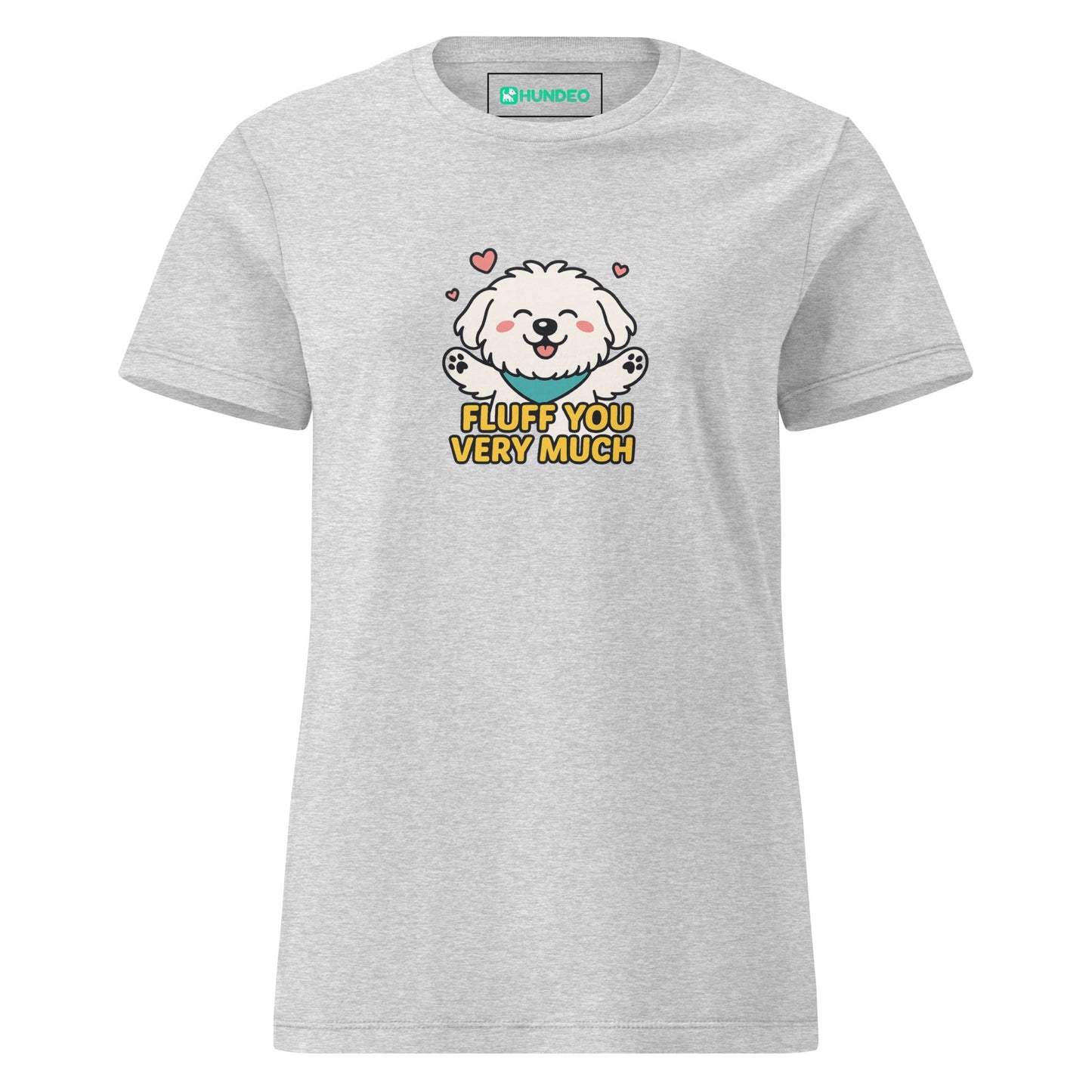 Basic Softstyle T-Shirt für Damen - Fluff you - Hundeo Shop