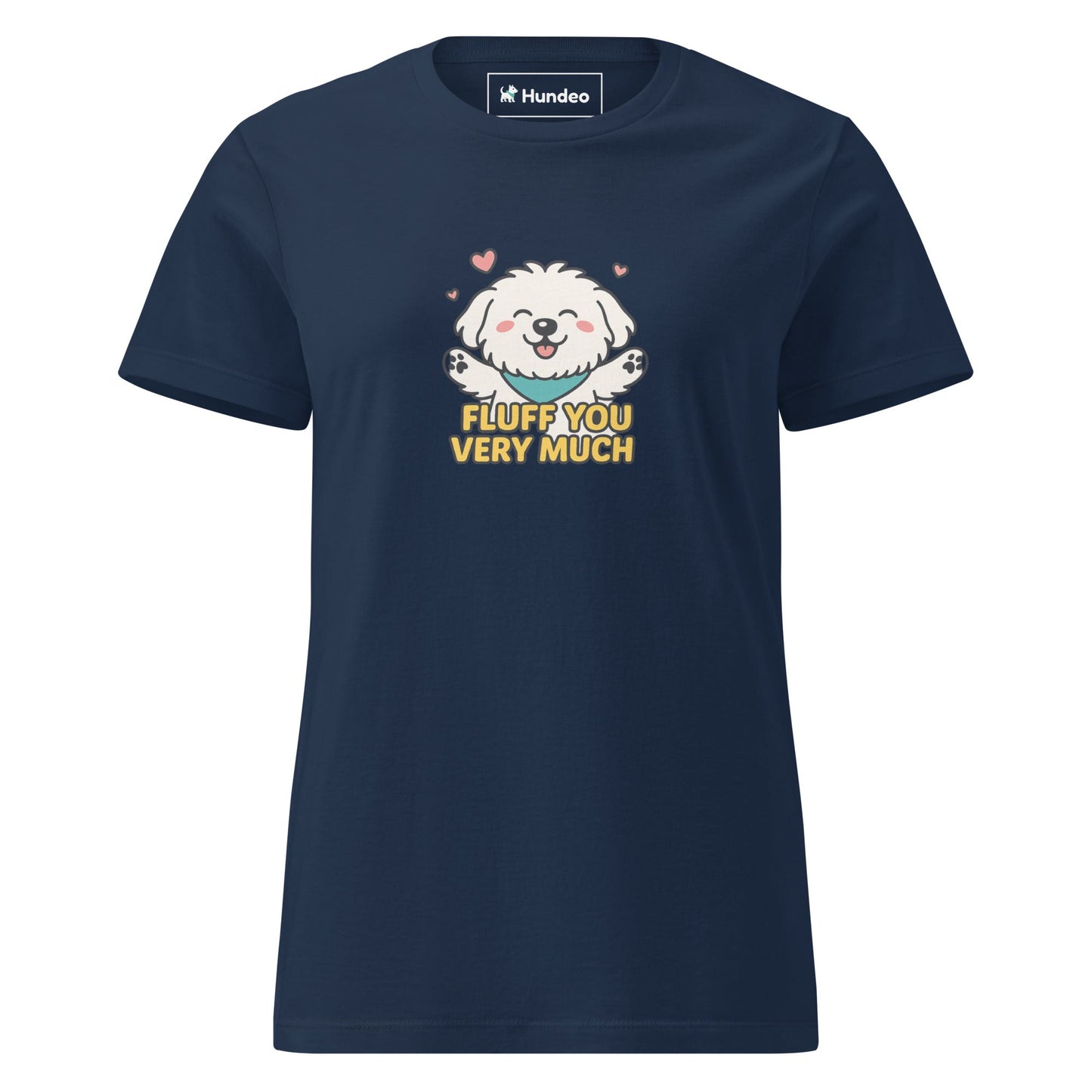 Basic Softstyle T-Shirt für Damen - Fluff you - Hundeo Shop