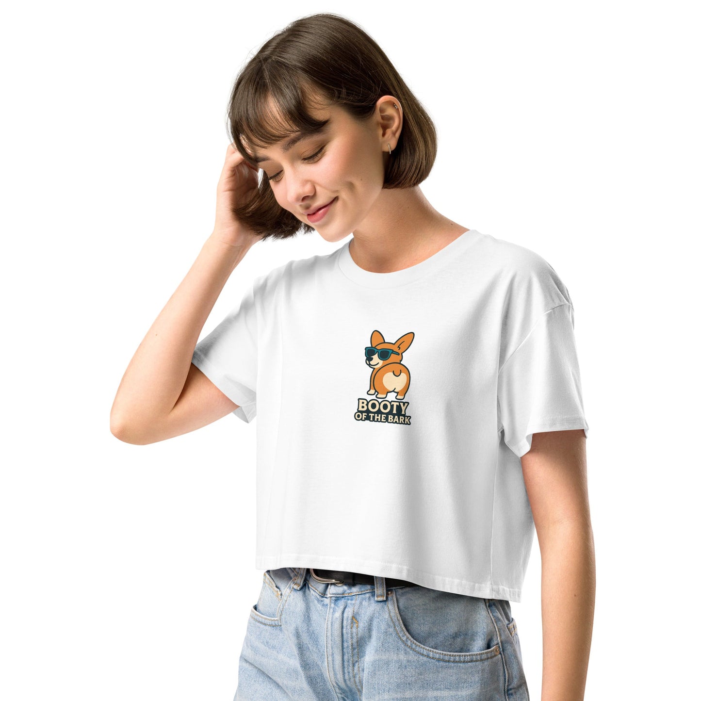 Damen - Crop - Top - Hundeo Shop
