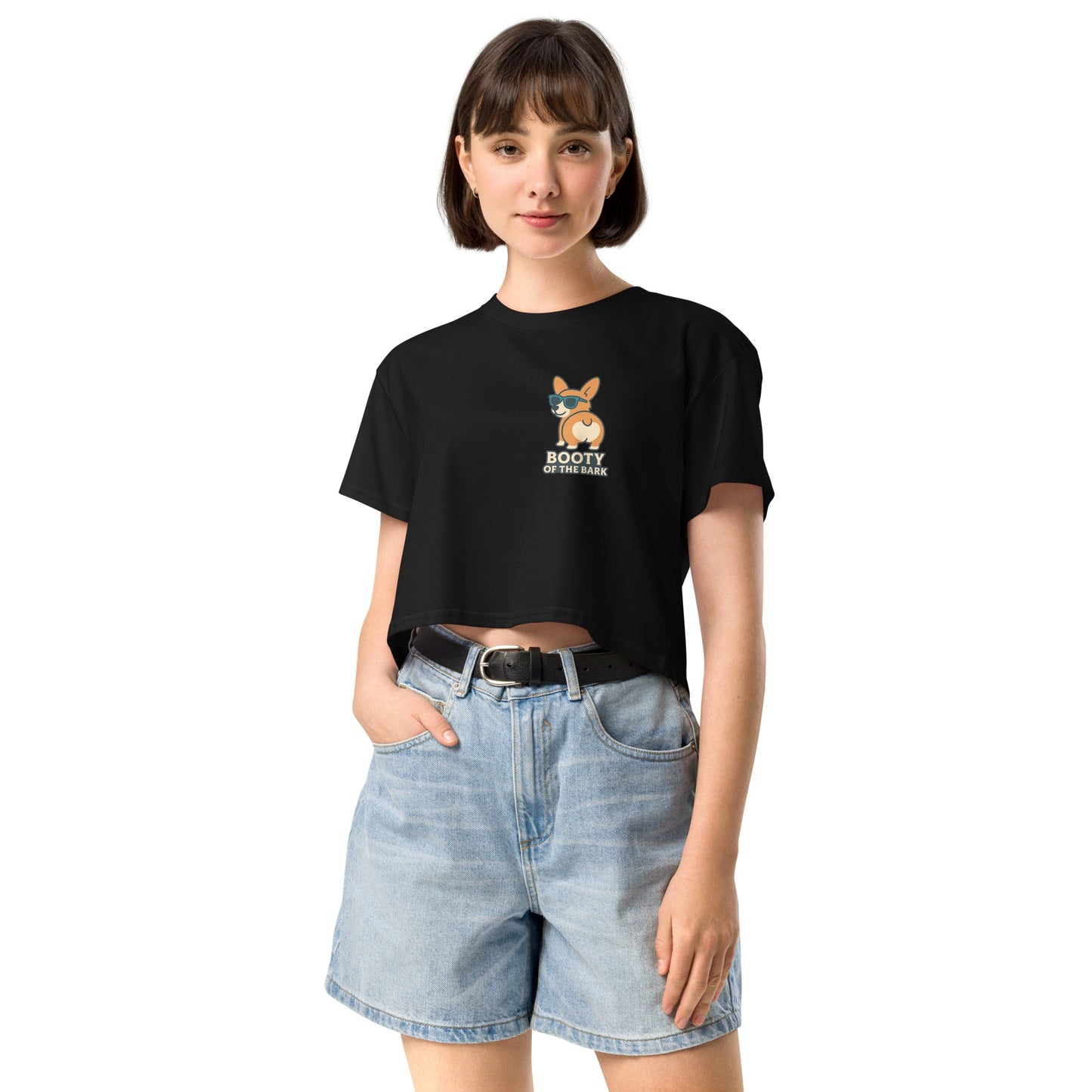 Damen - Crop - Top - Hundeo Shop