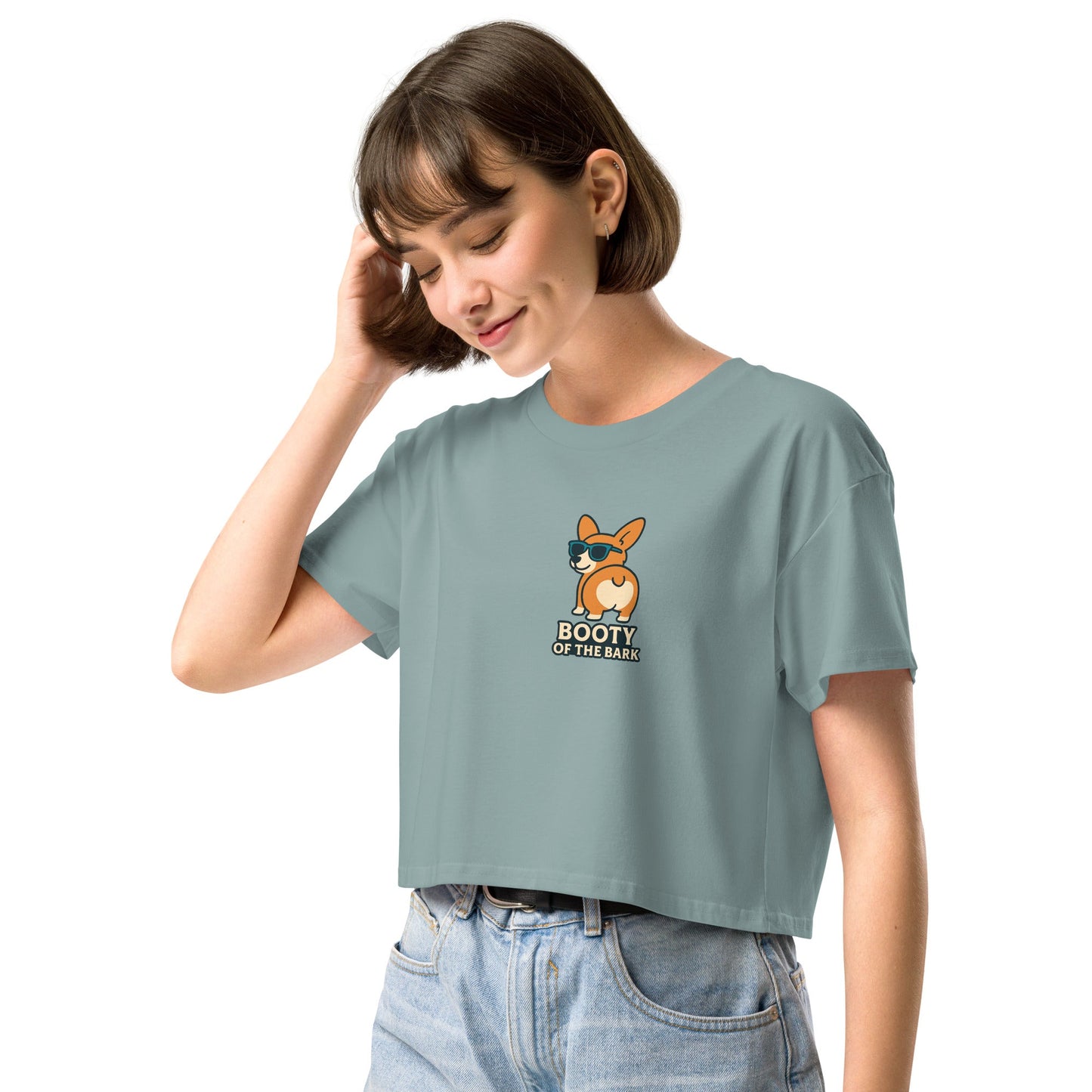 Damen - Crop - Top - Hundeo Shop