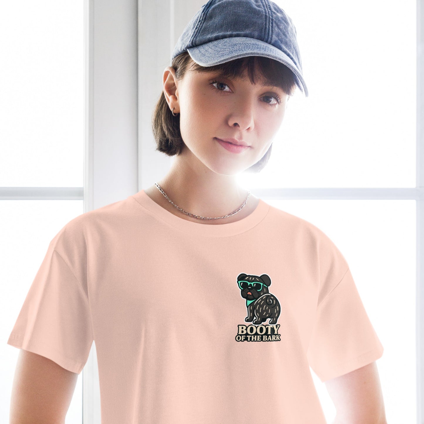 Lockeres Damen - Crop - Top - Mops Booty - Hundeo Shop
