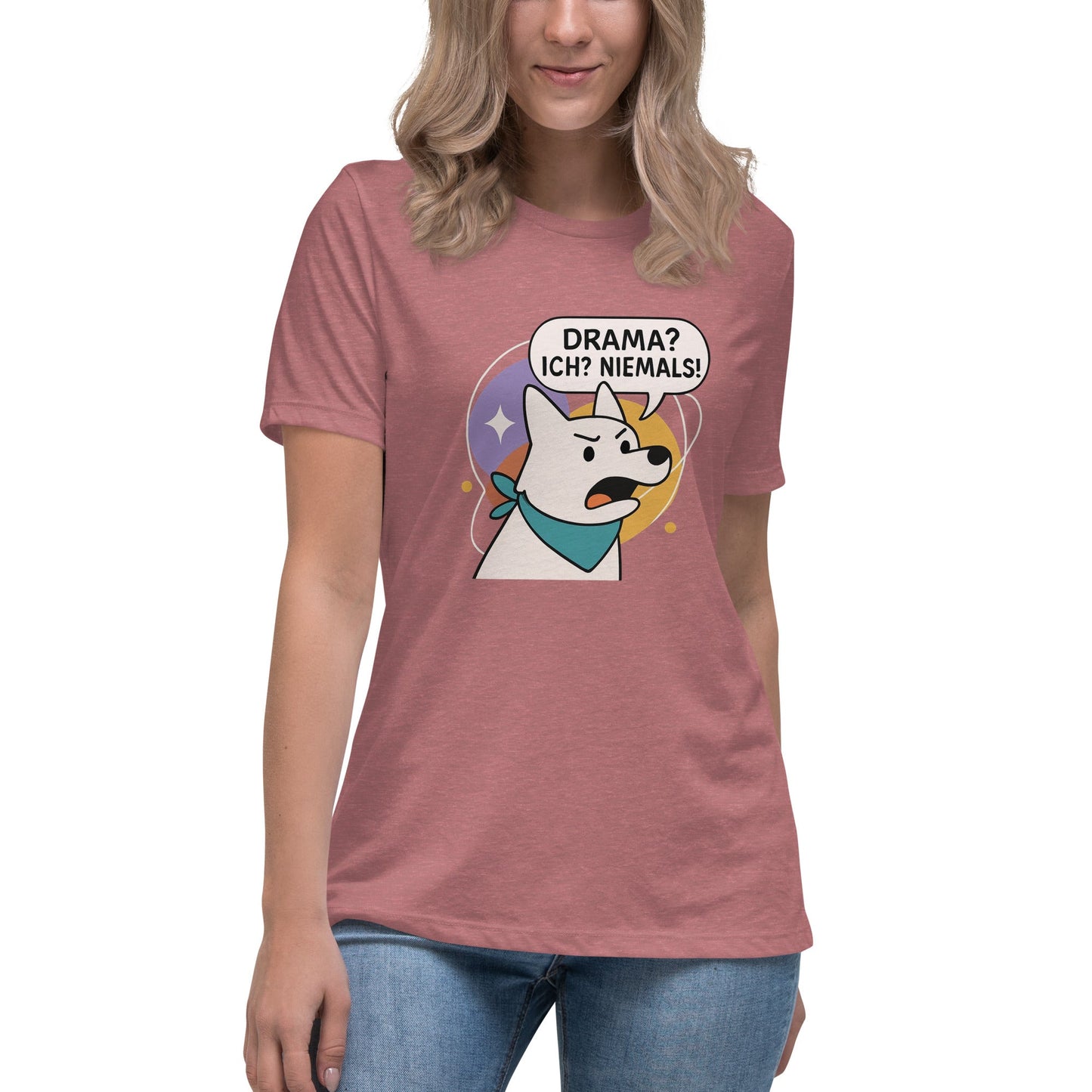 Lockeres Damen - T-Shirt - Hundeo Shop
