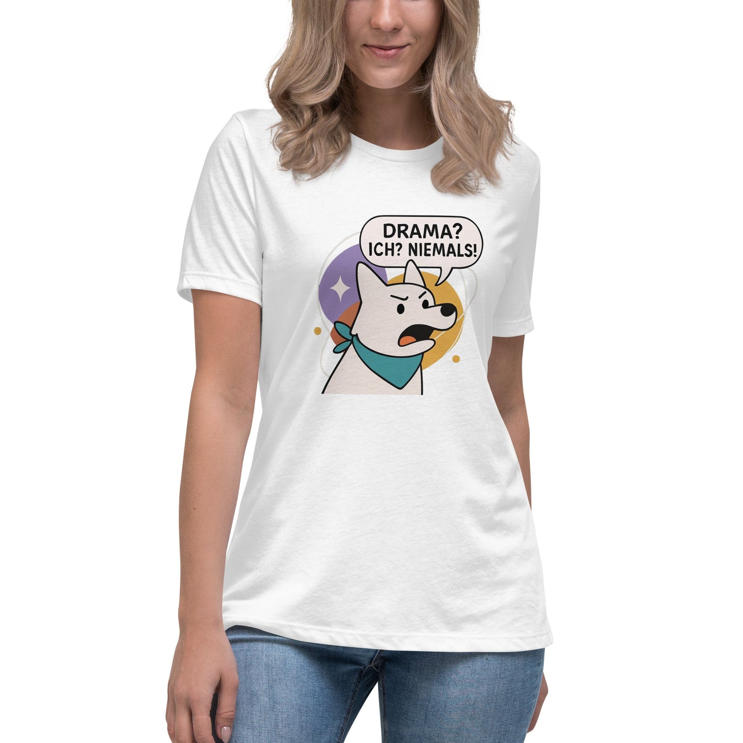 Lockeres Damen - T-Shirt - Hundeo Shop