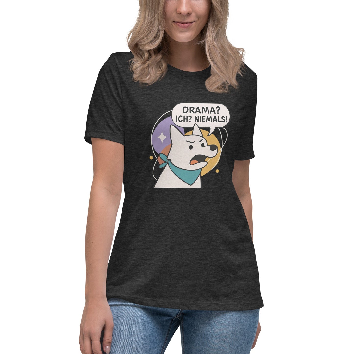 Lockeres Damen - T-Shirt - Hundeo Shop