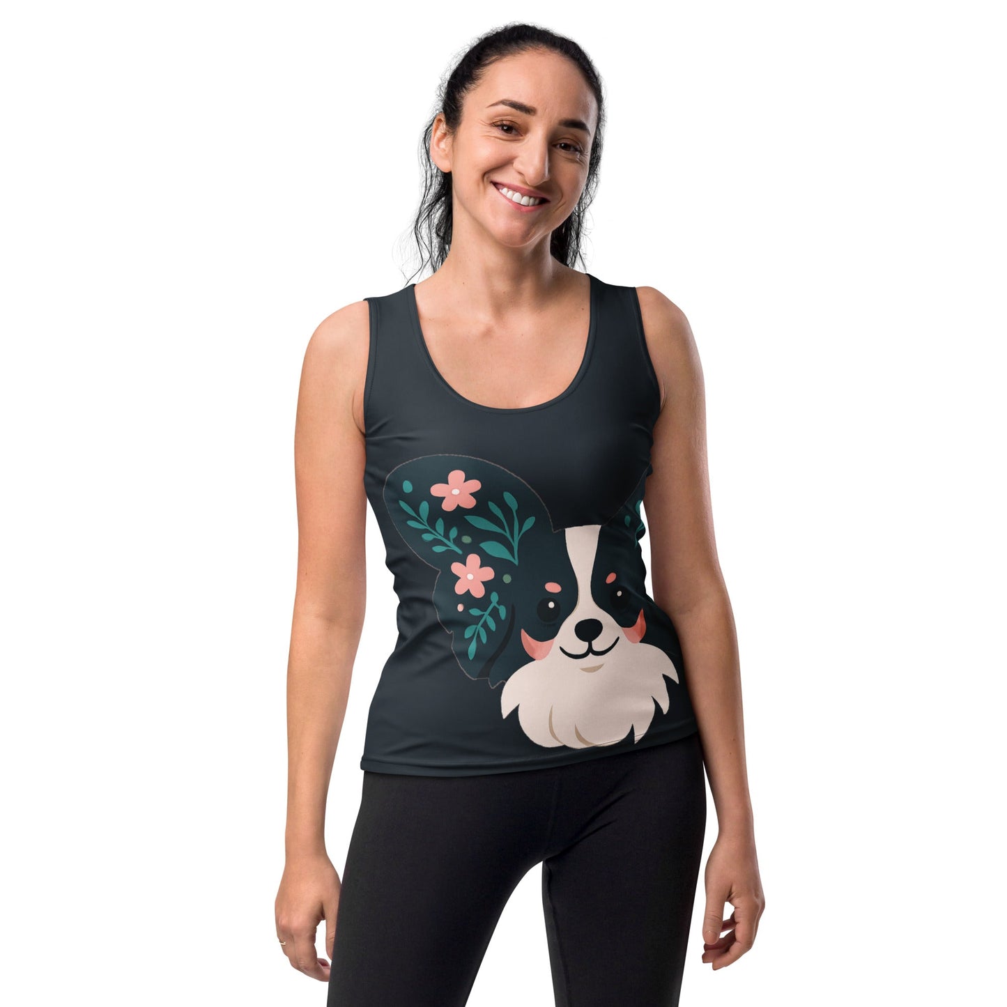 Sublimation - Cut - & - Sew - Tank - Top - Papillon - Motiv - Hundeo Shop