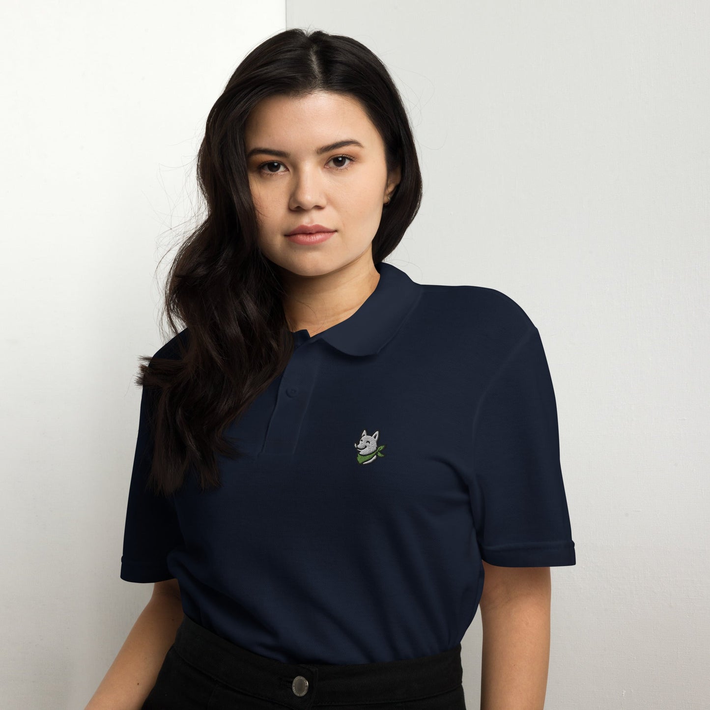 Unisex Piqué - Poloshirt - Hundeo Hund Stickerei - Hundeo Shop