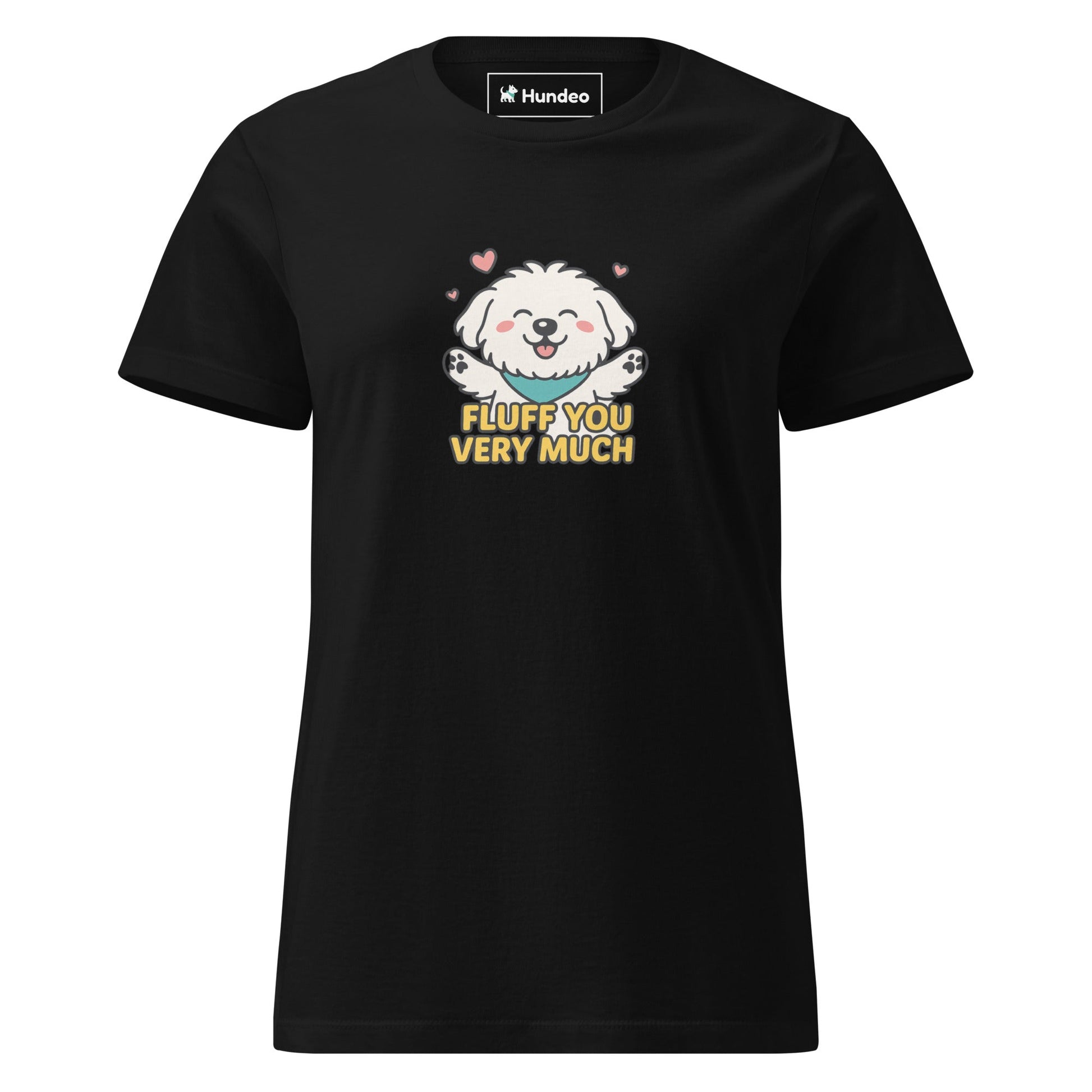 Basic Softstyle T-Shirt für Damen - Fluff you - Hundeo Shop