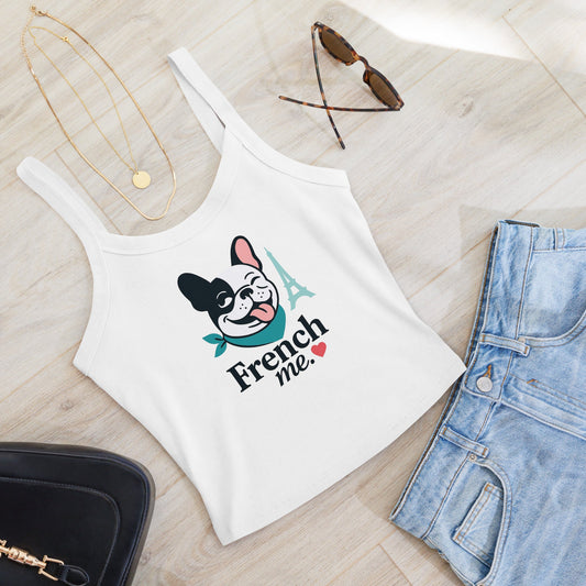 Damen Tanktop mit feiner Rippstruktur - Hundeo Shop