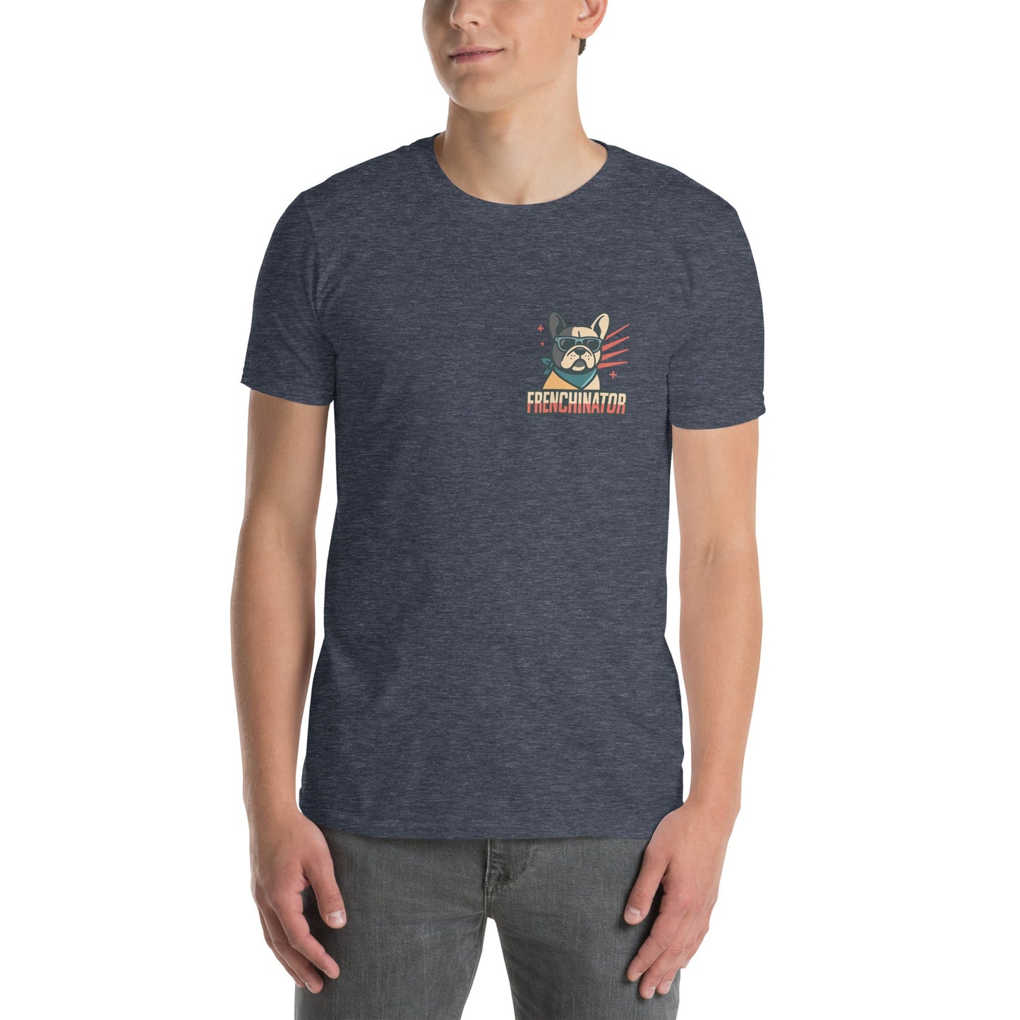 Kurzärmeliges Unisex - T-Shirt - Frenchinator - Hundeo Shop
