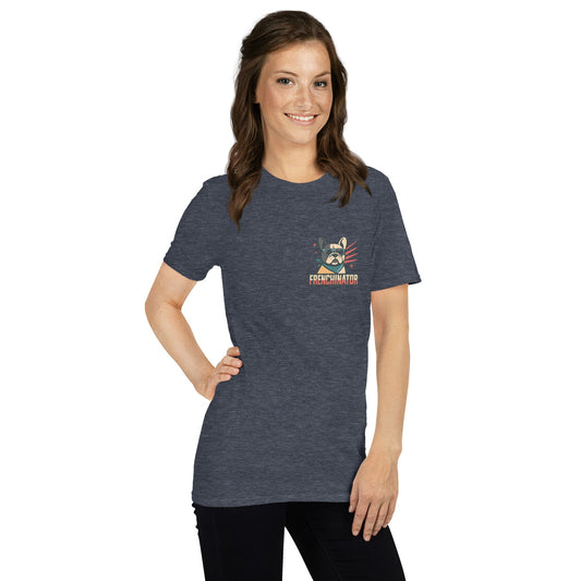 Kurzärmeliges Unisex - T-Shirt - Frenchinator - Hundeo Shop