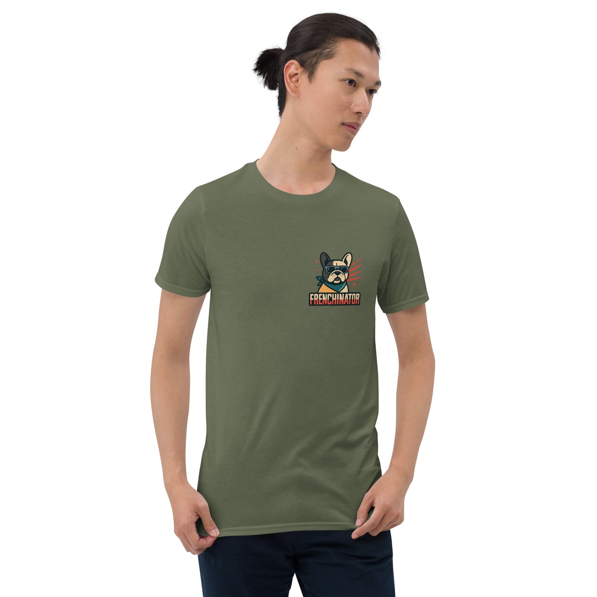 Kurzärmeliges Unisex - T-Shirt - Frenchinator - Hundeo Shop