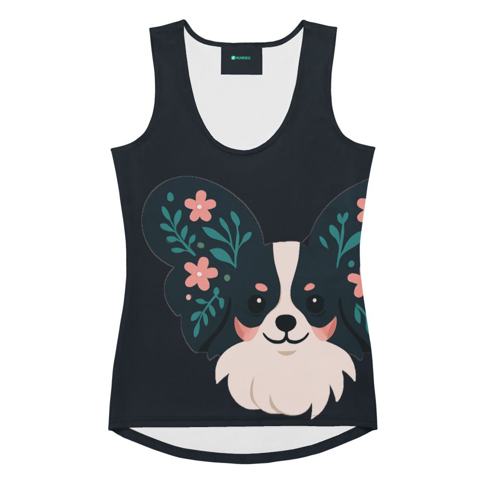 Sublimation - Cut - & - Sew - Tank - Top - Papillon - Motiv - Hundeo Shop