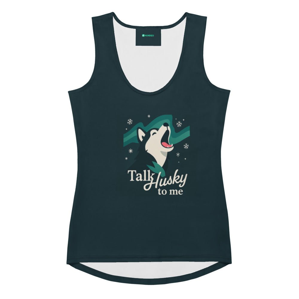 Sublimation - Cut - & - Sew - Tank - Top - Talk Husky - Hundeo Shop