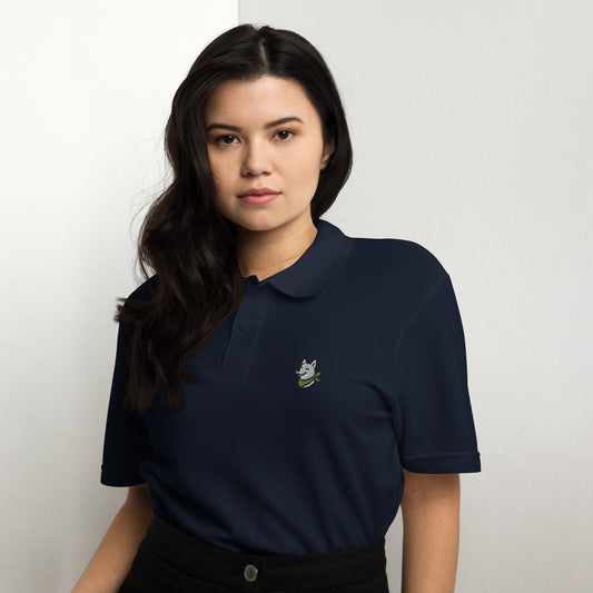 Unisex Piqué - Poloshirt - Hundeo Hund Stickerei - Hundeo Shop