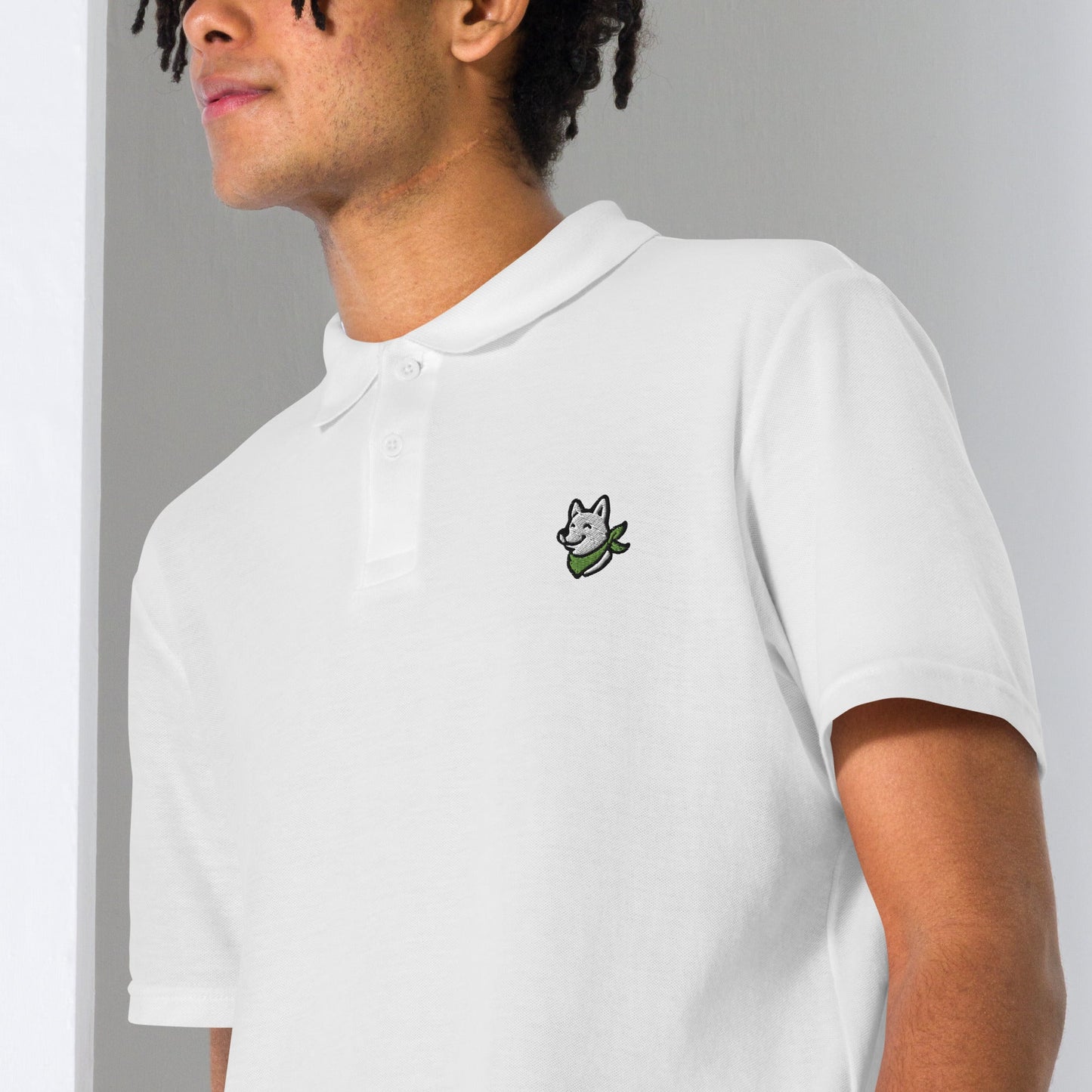 Unisex Piqué - Poloshirt - Hundeo Hund Stickerei - Hundeo Shop